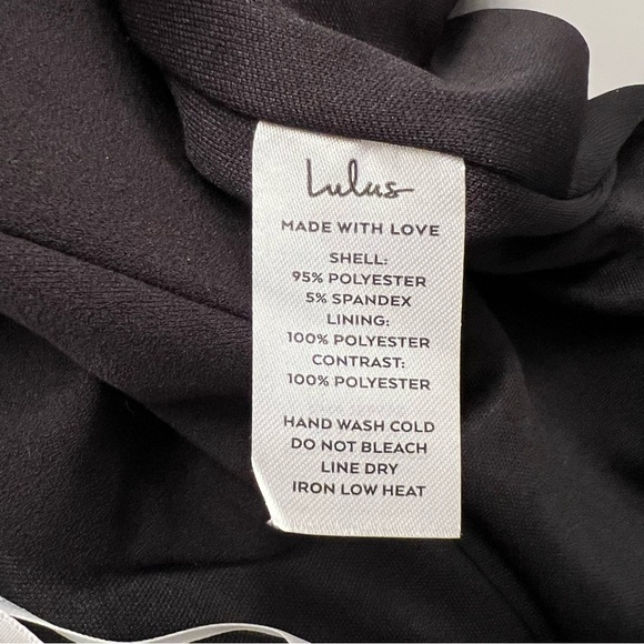 Lulus Iconic Arrival Black Strapless Bustier Bodycon Knit Midi Dress Size M NWT - Picture 11 of 14